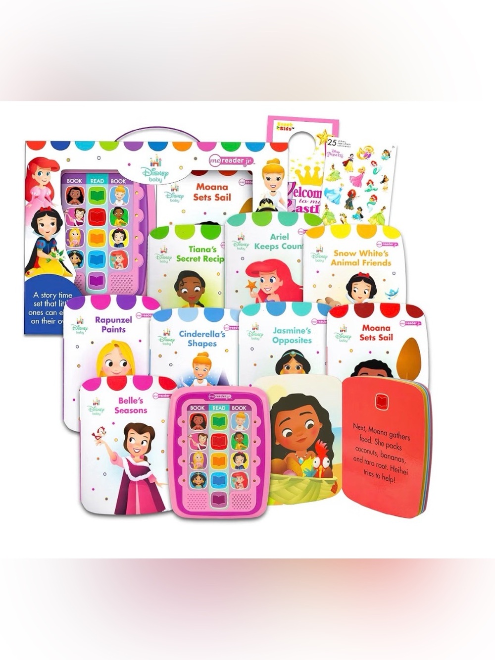 Disney Princess Electronic Me Reader with 8 Books